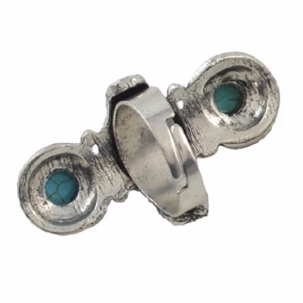 New! Turquoise Stone Ring - Picture 3 of 9